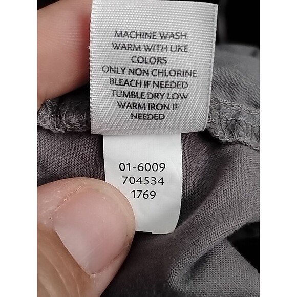 J. Jill Pants Womens Size 14 Gray midrise Cotton Blend Stretch Chino Trousers - Picture 13 of 13